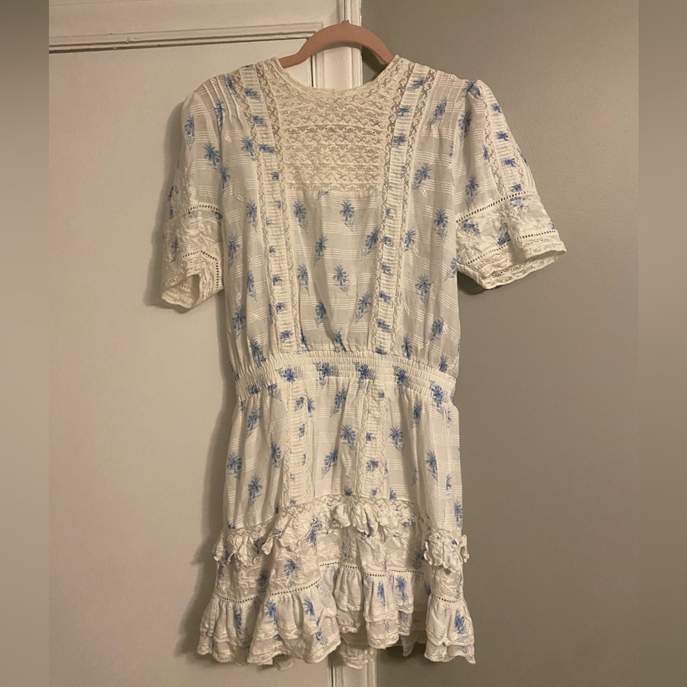 Blue and white love shack fancy dress